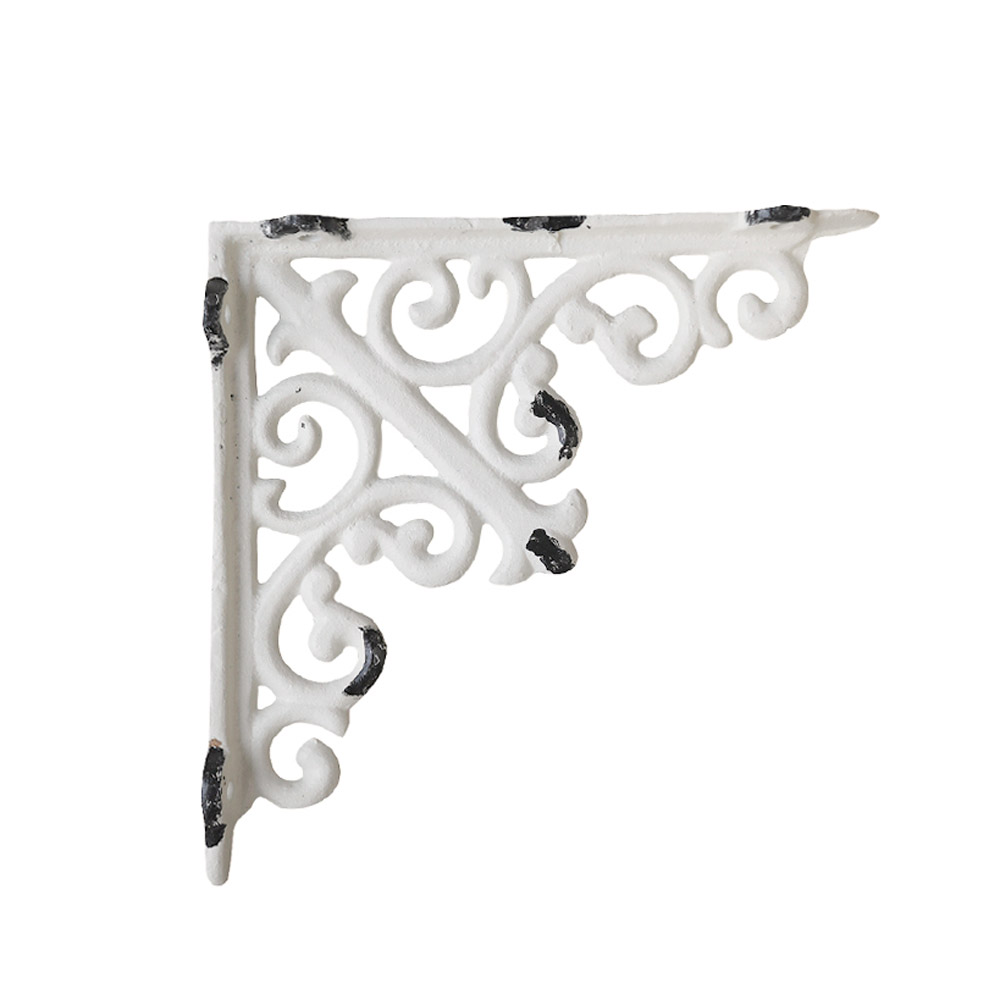 Regalwinkel grau französische Lilie shabby Antik Stil 